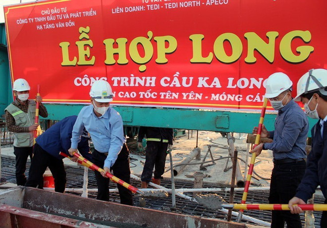Quảng Ninh: Hợp long cầu Ka Long 2 trên cao tốc Vân Đồn-Móng Cái ảnh 1