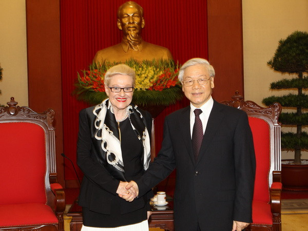 Tổng Bí thư Nguyễn Phú Trọng tiếp Chủ tịch Hạ viện Australia ảnh 1