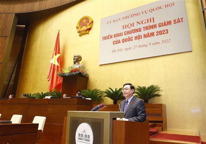 Bế mạc Hội nghị triển khai kế hoạch giám sát của Quốc hội năm 2023 ảnh 3