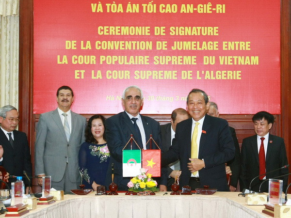 Đẩy mạnh hợp tác giữa Tòa án hai nước Việt Nam và Algeria ảnh 1