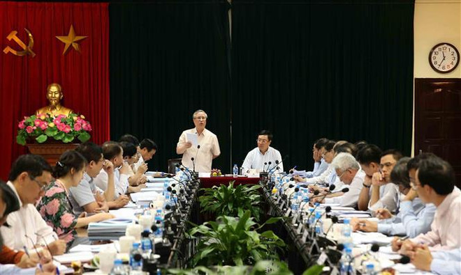 Tiểu ban Văn kiện làm việc với Ban cán sự đảng Bộ Ngoại giao ảnh 1