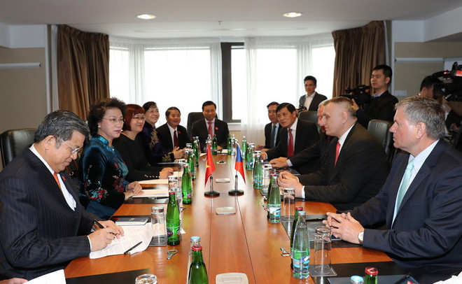 Chủ tịch Quốc hội tiếp lãnh đạo các hiệp hội của Cộng hòa Séc ảnh 1