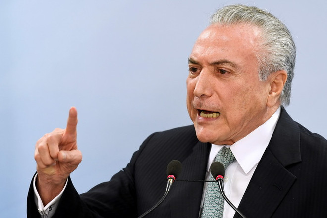 Tổng thống Brazil Temer bị cáo buộc cản trở điều tra tham nhũng ảnh 1