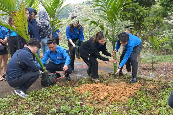 Trao tặng “Tủ sách Đinh Hữu Dư” cho trường tiểu học tại Tuyên Quang ảnh 4