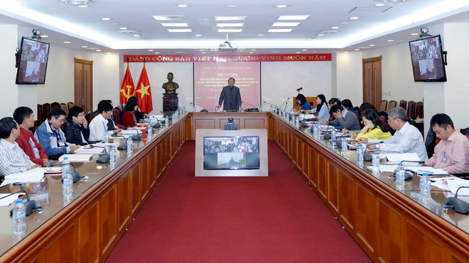 Một hội nghị của Đảng ủy Thông tấn xã Việt Nam. (Ảnh minh họa. Nguồn: TTXVN) Đảng bộ TTXVN học tập, quán triệt Nghị quyết Trung ương 4 khóa XII ảnh 1