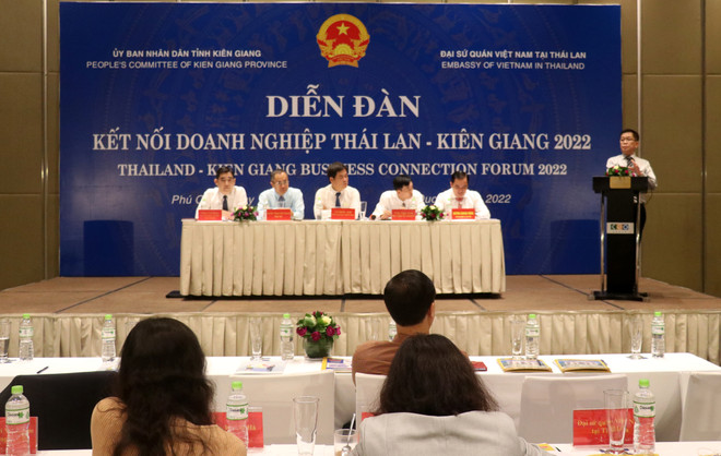 Diễn đàn kết nối doanh nghiệp Thái Lan-Kiên Giang năm 2022 ảnh 1