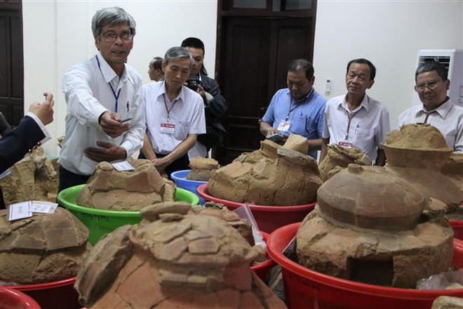 Những phát hiện mới về di vật khảo cổ tại hồ chứa Nước Trong ảnh 1