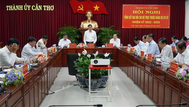 Cần Thơ: 100% chi bộ cơ sở tổ chức thành công ĐH nhiệm kỳ 2022-2025 ảnh 1