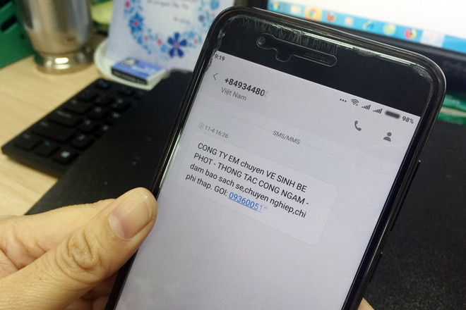 Phát tán tin nhắn rác ngày càng chuyên nghiệp, bài bản ảnh 1
