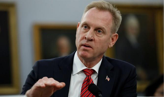 Quyền Bộ trưởng Quốc phòng Mỹ Patrick Shanahan. (Nguồn: Reuters) 'Mỹ chỉ tìm cách ngăn chặn Iran chứ không khơi mào chiến tranh' ảnh 1