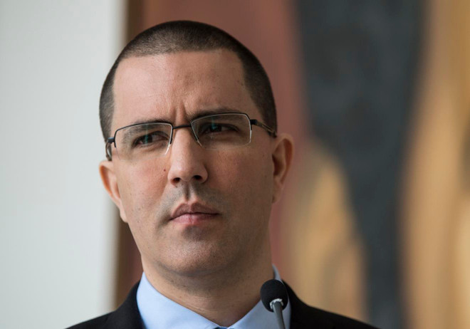 Ngoại trưởng Venezuela Jorge Arreaza. (Nguồn: La Tercera) Venezuela khẳng định ủng hộ giải quyết xung đột thông qua đối thoại ảnh 1