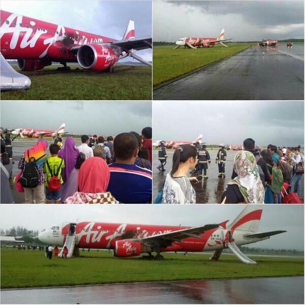 Một máy bay của AirAsia trượt khỏi đường băng khi hạ cánh ảnh 2