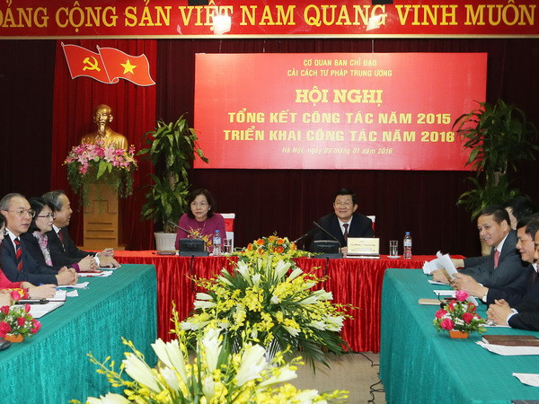 Chủ tịch nước dự Hội nghị tổng kết Ban Chỉ đạo Cải cách tư pháp ảnh 1