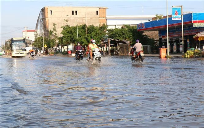 Không khí lạnh gây mưa ở Đông Bắc Bộ trong hai ngày đầu tuần tới ảnh 1
