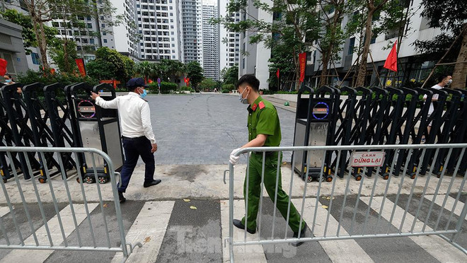 Hà Nội cách ly y tế 4 tòa nhà Goldmark City với 5.752 cư dân ảnh 1