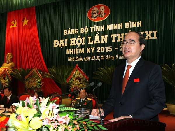 Khai mạc Đại hội Đảng bộ tỉnh Ninh Bình nhiệm kỳ 2015-2020 ảnh 1