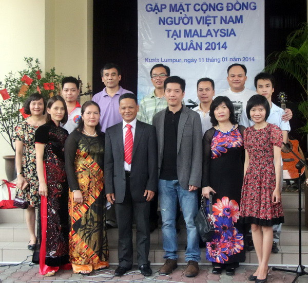Ban liên lạc người Việt Nam tại Malaysia. (Ảnh: Chí Giáp/Vietnam+) Chính thức ra mắt Ban liên lạc người Việt tại Malaysia ảnh 1