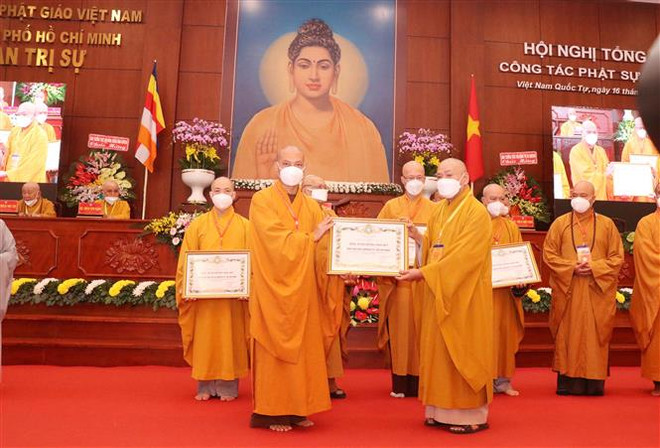 Giáo hội Phật giáo Việt Nam TP.HCM tổng kết công tác phật sự năm 2021 ảnh 2