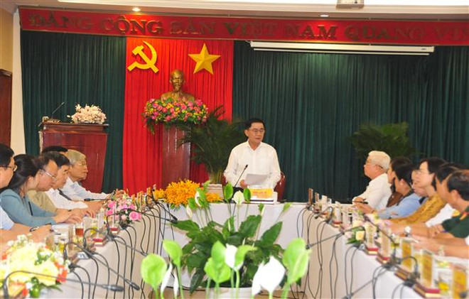 Chủ nhiệm Ủy ban Kiểm tra TW kiểm tra công tác bầu cử tại Bình Phước ảnh 1