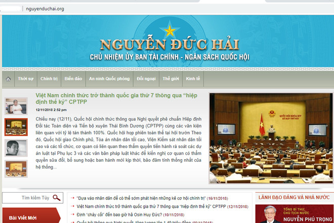 Khó xử lý tận gốc nhiều website mạo danh lãnh đạo Đảng, Nhà nước ảnh 1
