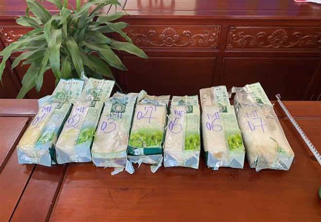 Quảng Trị: Các gói nylon màu xanh phát hiện trên vùng biển là ma túy ảnh 1