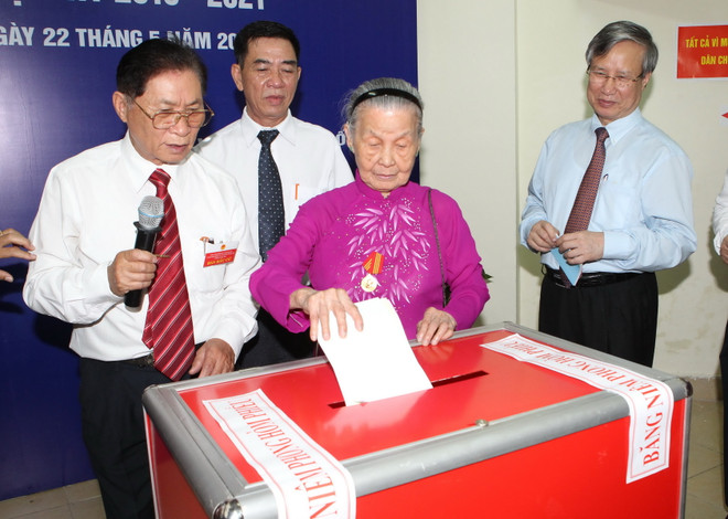 Nhiều địa phương trên cả nước có tỷ lệ cử tri đi bầu cao ảnh 1