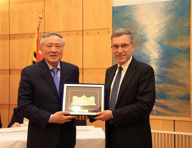 Đoàn đại biểu cấp cao Tòa án Nhân dân Tối cao làm việc tại Thụy Sĩ ảnh 3