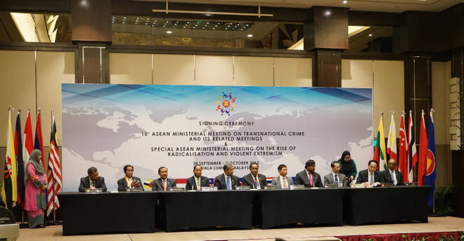 ASEAN cam kết tiếp tục hợp tác phòng chống tội phạm xuyên quốc gia ảnh 1