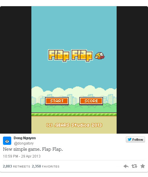 "28 ngày danh vọng: Câu chuyện hay và lạ kỳ về Flappy Bird" ảnh 1
