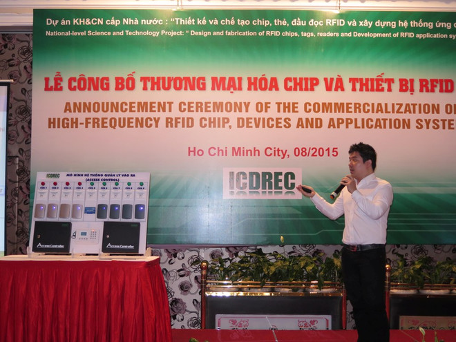 ICDREC công bố thương mại hóa chip và thiết bị RFID HF ảnh 1