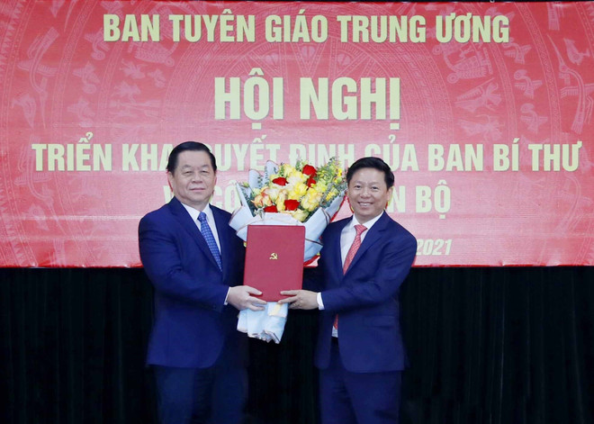 Ông Trần Thanh Lâm giữ chức Phó Trưởng Ban Tuyên giáo Trung ương ảnh 1