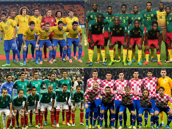 Danh sách chính thức các đội bảng A tại World Cup 2014 ảnh 1