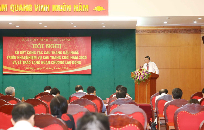 Ban Nội chính Trung ương​ triển khai nhiệm vụ 6 tháng cuối năm 2020 ảnh 1