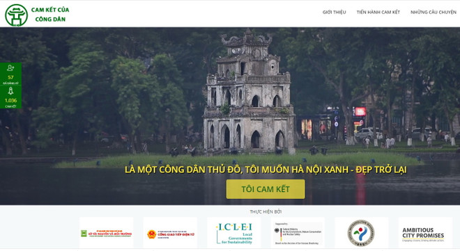 Chính thức ra mắt website “Cam kết của công dân Hà Nội” ảnh 1