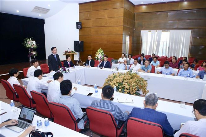 Trưởng ban Tuyên giáo Trung ương làm việc với Báo Tiền Phong ảnh 1