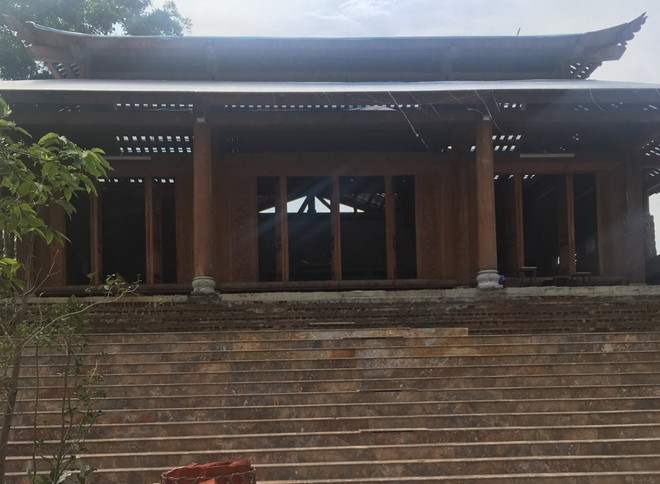 Hà Nội: Cung điện thờ thiên 'mọc' trên đất nông nghiệp không phép ảnh 1