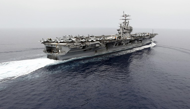 Hải quân Mỹ bắt đầu chiến dịch không kích các mục tiêu IS tại Syria ảnh 1