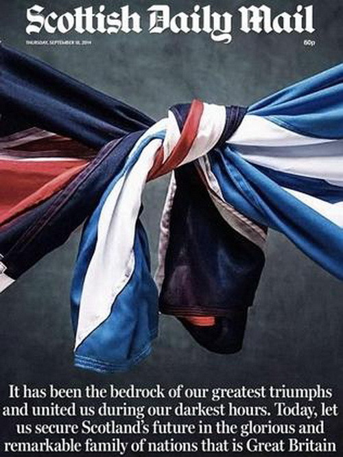 Phản ứng của báo chí Anh việc Scotland bỏ phiếu trưng cầu dân ý ảnh 6