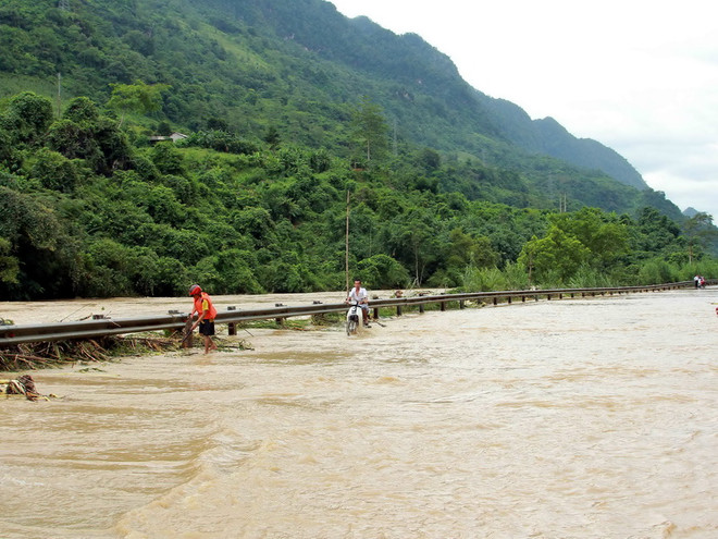 [Photo] Mưa lớn gây ngập úng nhiều điểm ở thành phố Hà Giang ảnh 5