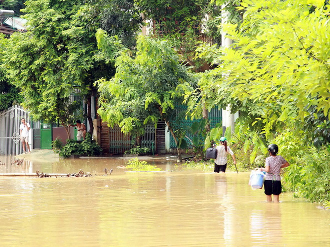 [Photo] Mưa lớn gây ngập úng nhiều điểm ở thành phố Hà Giang ảnh 3