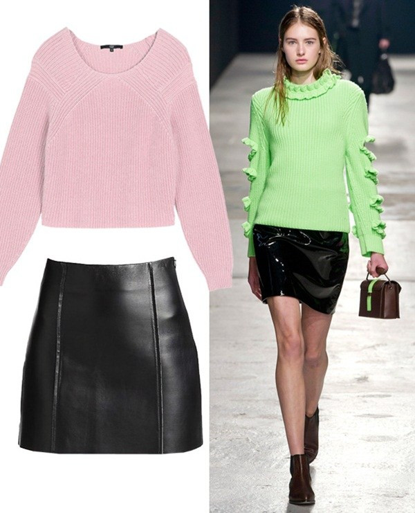 Áo len kết hợp với chân váy = cặp đôi hoàn hảo cho Thu Đông ảnh 12