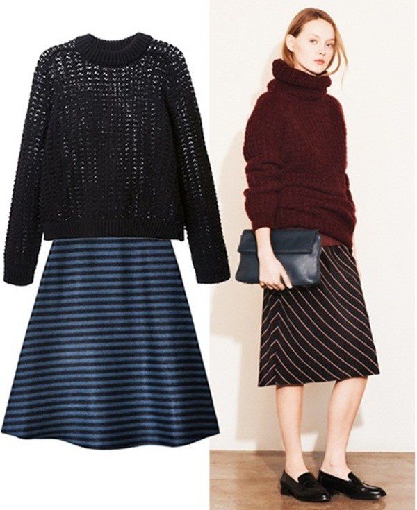 Áo len kết hợp với chân váy = cặp đôi hoàn hảo cho Thu Đông ảnh 4