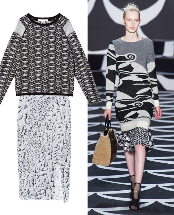 Áo len kết hợp với chân váy = cặp đôi hoàn hảo cho Thu Đông ảnh 7