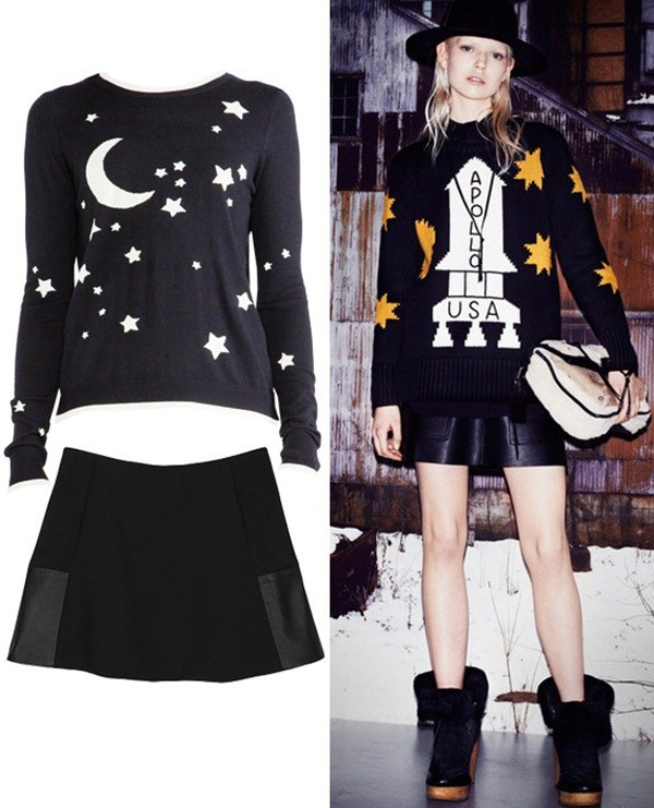 Áo len kết hợp với chân váy = cặp đôi hoàn hảo cho Thu Đông ảnh 11