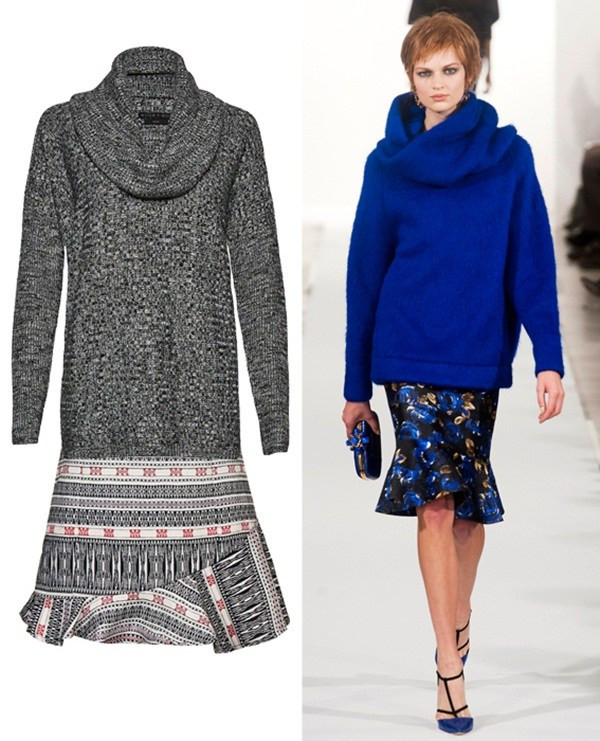 Áo len kết hợp với chân váy = cặp đôi hoàn hảo cho Thu Đông ảnh 6