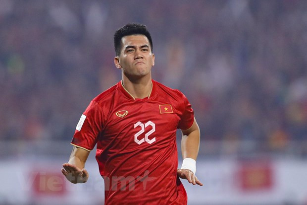 Tiến Linh đã có 5 bàn thắng ở AFF Cup 2022. (Ảnh: Vietnam+) Nguyễn Tiến Linh đứng trước cơ hội lập nên kỳ tích tại AFF Cup ảnh 1