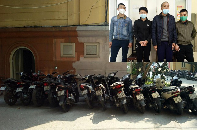 Hà Nội: Triệt phá đường dây trộm cắp và tiêu thụ xe máy ảnh 1