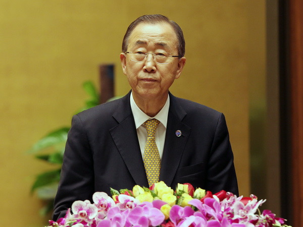 Tổng Thư ký Liên hợp quốc Ban Ki-moon dự kỳ họp quốc hội Việt Nam ảnh 1