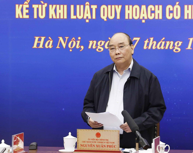 [Photo] Chủ tịch nước dự hội nghị giám sát công tác quy hoạch ở TP.HCM ảnh 1