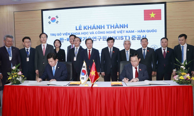Khánh thành trụ sở Viện Khoa học và Công nghệ Việt Nam-Hàn Quốc ảnh 2